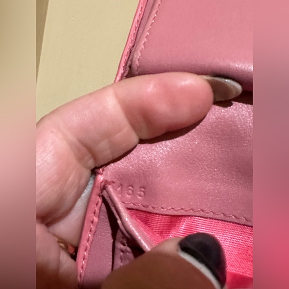 Prada Light Pink Leather Trifold Wallet - Picture 10 of 13